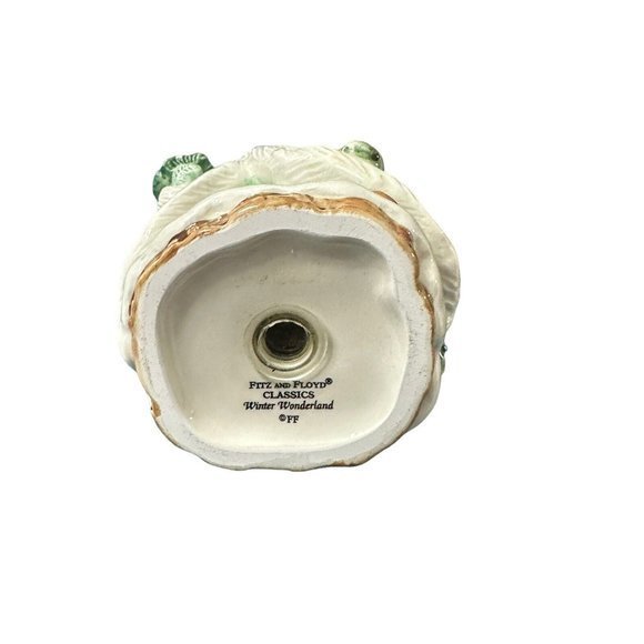 FITZ AND FLOYD Christmas Salt Shaker Classic "WINTER WONDERLAND" Replacement - Picture 5 of 5